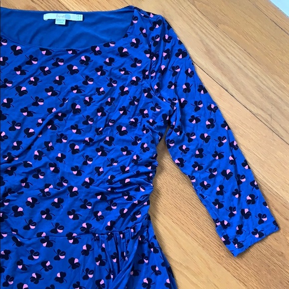 Boden Lottie Pansy Print Dress - Picture 8 of 13
